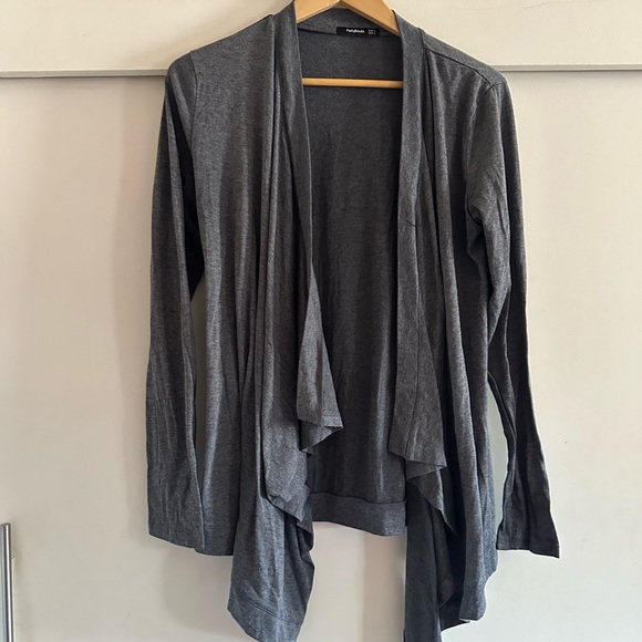 Patty Boutik Long Sleeve Grey Cardigan Size L - Picture 1 of 3